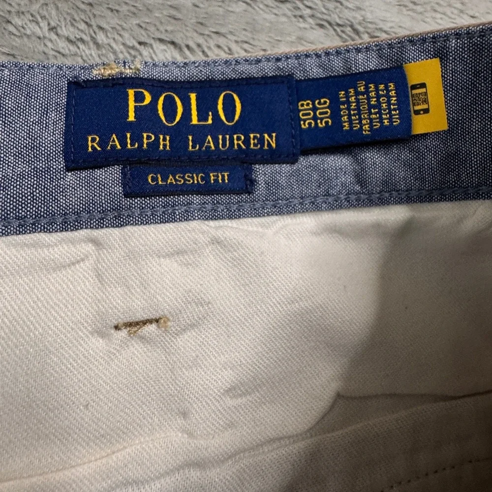 Polo Ralph Lauren Classic Fit Chino Shorts Tan Mens Tag Size 50B‎ (Waist 52in.)